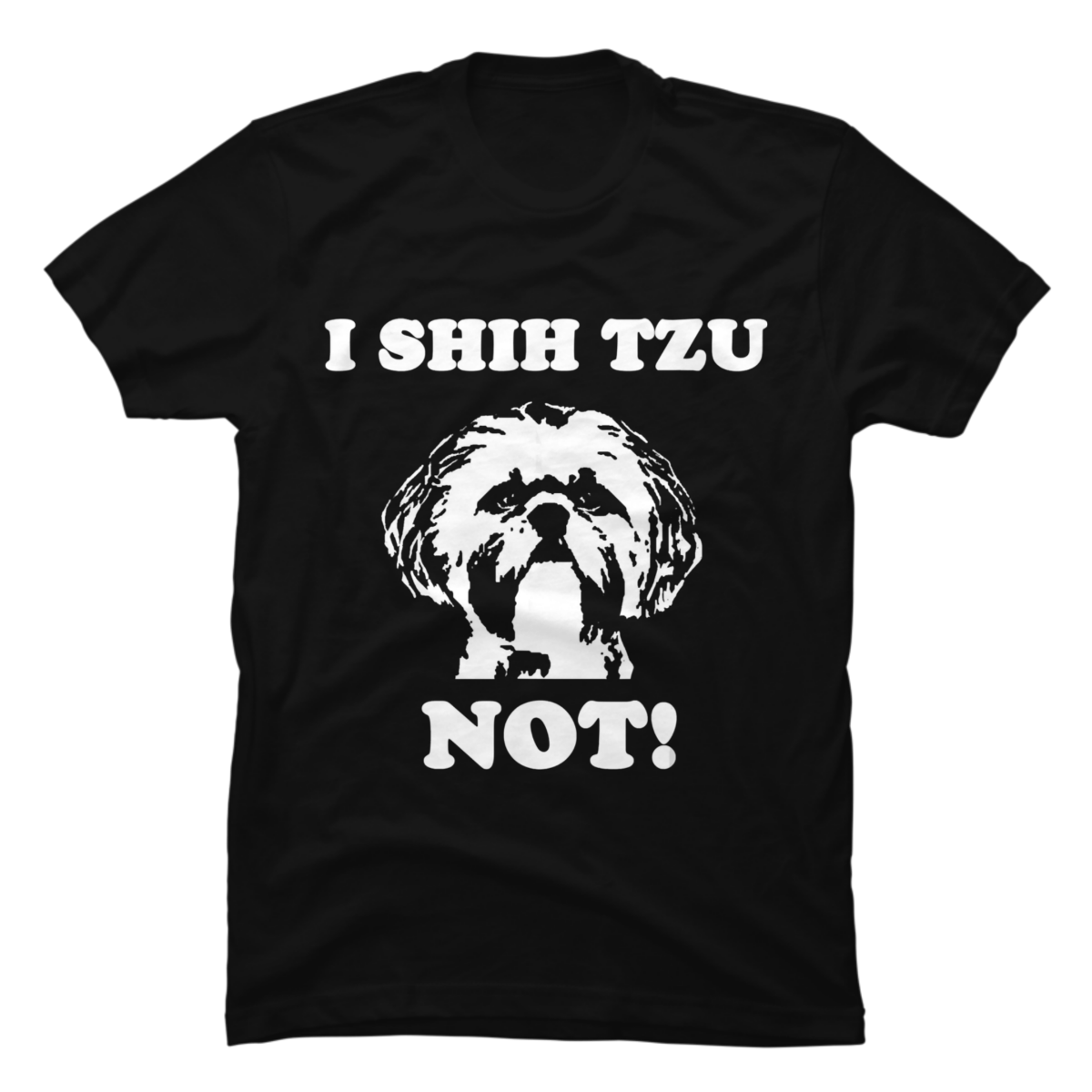 shih tzu t-shirt design